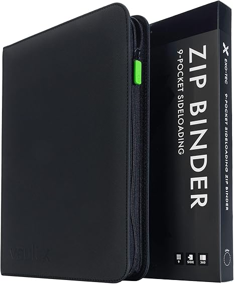 Vault X Premium eXo-Tec Zip Binder - 9 Pocket